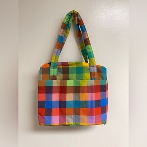 NWT BAGGU Small Cloud Carry On in Madras